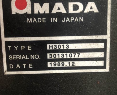 เครื่องตัด Amada มือสอง รุ่น H3013 ปี 1989 - Meerakmachineมีรักแมชชีน (11)