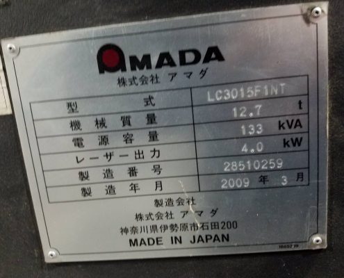 Amada รุ่น LC3015F1NT (1)